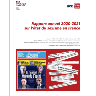 Rapport annuel 2020-2021 sur l’état du sexisme en France