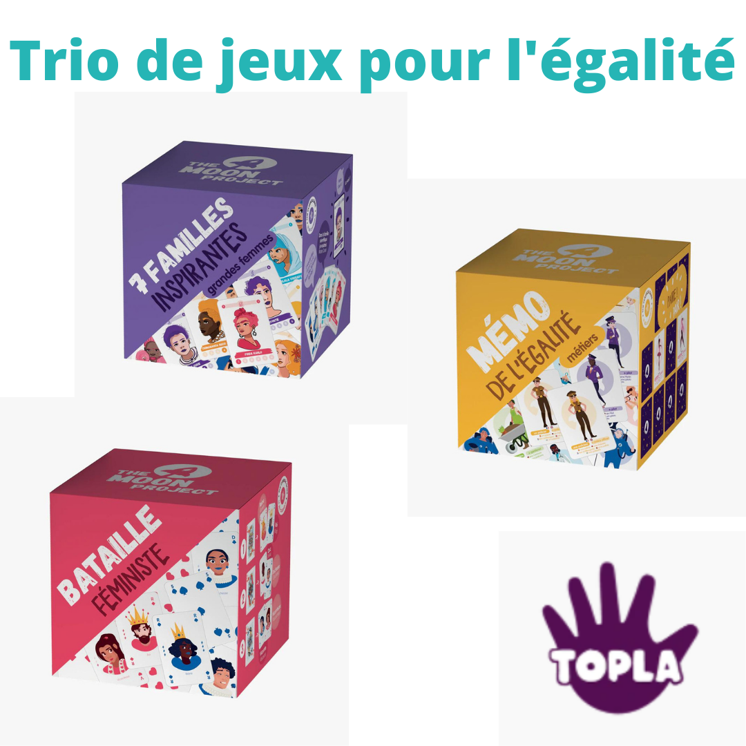 Topla, les jeux pour enfants sur l'égalité fille - garçon 